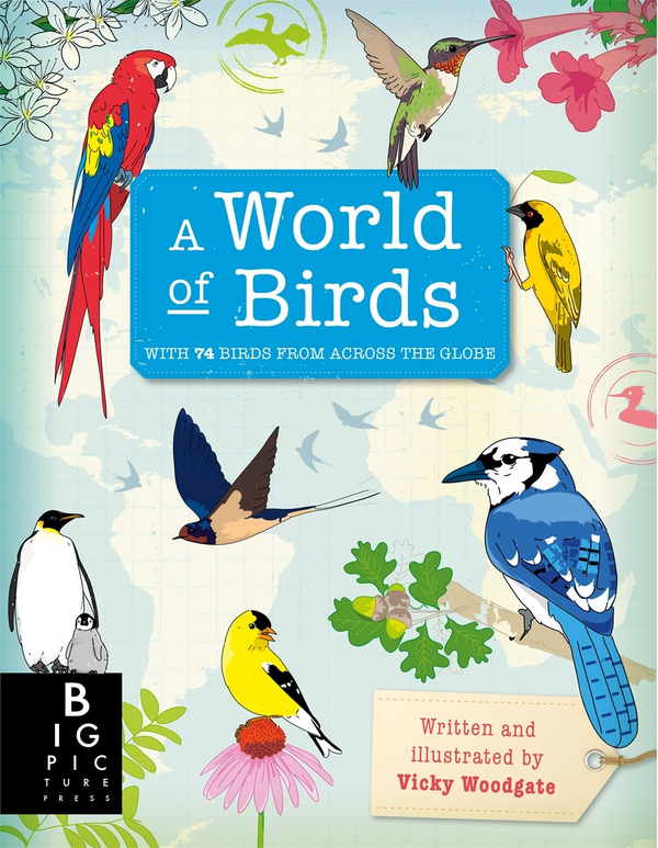 Бумажная книга «A World of Birds», автор Вики Вудгейт - фото №1