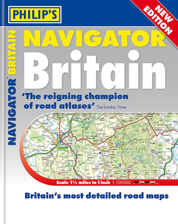 Бумажная книга «Philip's Navigator Britain Flexi» - фото №1