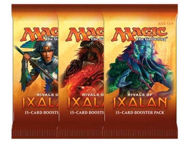  «Набор карт Wizards of the Coast MTG. Rivals of Ixalan - бустер на английском языке (550609)», бренда Wizards of the Coast - фото №1