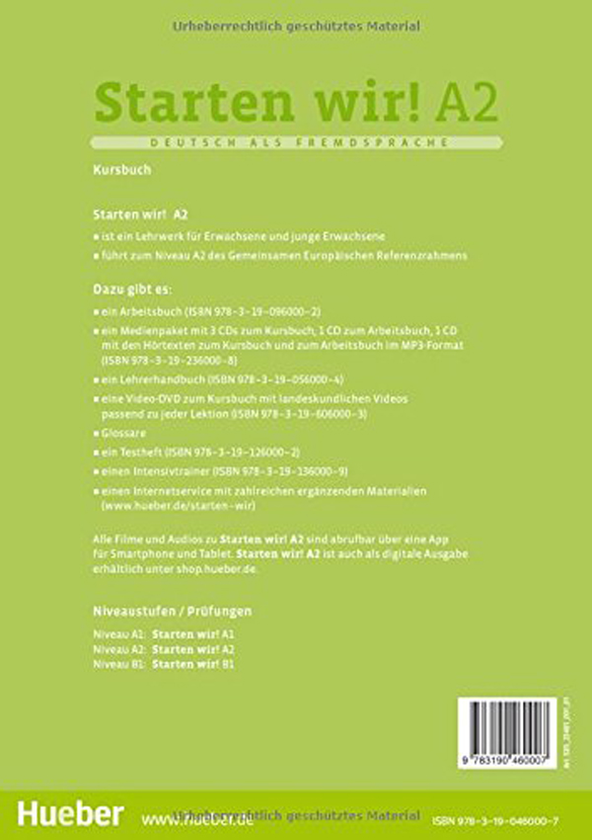 Бумажная книга «Starten wir! A2 Kursbuch», автор Рольф Брусеке - фото №1