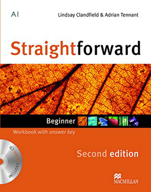 [object Object] «Straightforward (2nd Edition) Beginner Workbook with Key & Audio CD», авторів Ліндсей Клендфілд, Адріан Теннант - фото №1