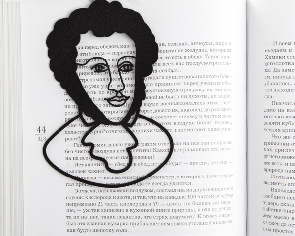 «Закладка для книг Atelier Article А.С. Пушкин (16190167122667)», бренда Atelier Article - фото №1
