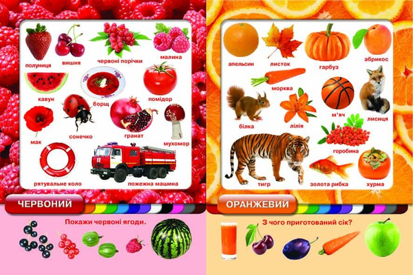 Паперова книга «Твоя перша книжка. Кольори» - фото №1
