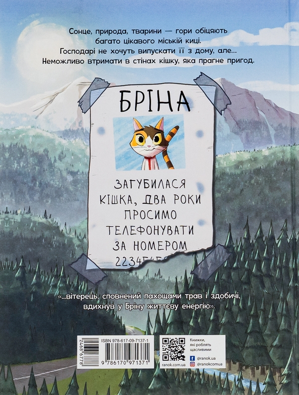 Бумажная книга «Бріна і Банда котячого сонця», автор Джорджо Салати - фото №1