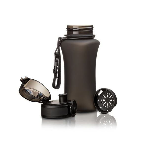  «Бутылка для воды Uzspace 350 мл черная (6007black)», бренда Uzspace - фото №1