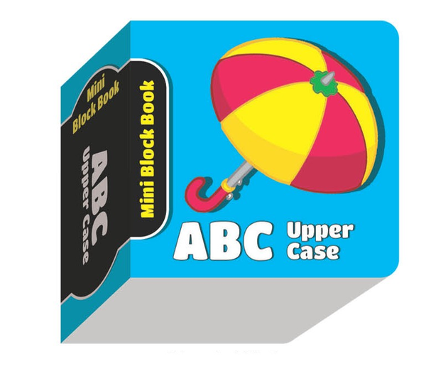 Бумажная книга «Mini Block Book. ABC Upper Case. Revised» - фото №1
