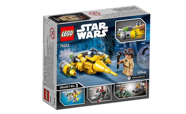  «Конструктор LEGO Star Wars Винищувач з планети Набу 62 деталі (75223)», бренду LEGO - фото №1