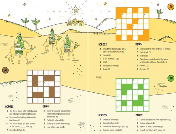 Паперова книга «Christmas Crosswords», автор Філіп Кларк - фото №1