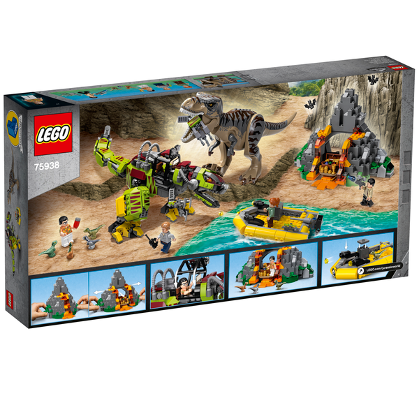  «Конструктор LEGO Jurassic World Бій тиранозавра і робота-динозавра (75938)», бренду LEGO - фото №1