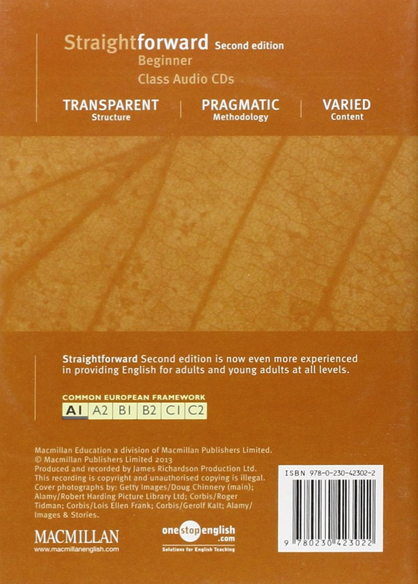 [object Object] «Straightforward Second Edition Beginner Class Audio CD», автор Ліндсей Клендфілд - фото №2 - мініатюра