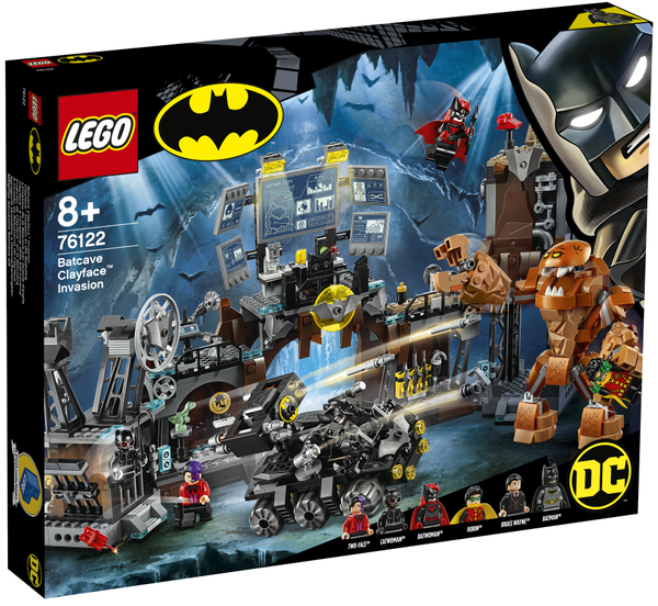  «Конструктор LEGO Super Heroes DC Comics Вторжение Глиноликого в бэт-пещеру 1037 деталей (76122)», бренда LEGO - фото №1