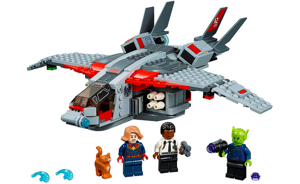  «Конструктор LEGO Super Heroes Marvel Капитан Марвел и нападение скруллов 307 деталей (76127)», бренда LEGO - фото №1