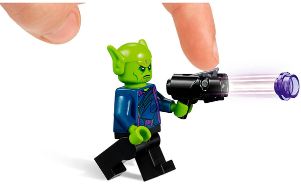  «Конструктор LEGO Super Heroes Marvel Капитан Марвел и нападение скруллов 307 деталей (76127)», бренда LEGO - фото №1