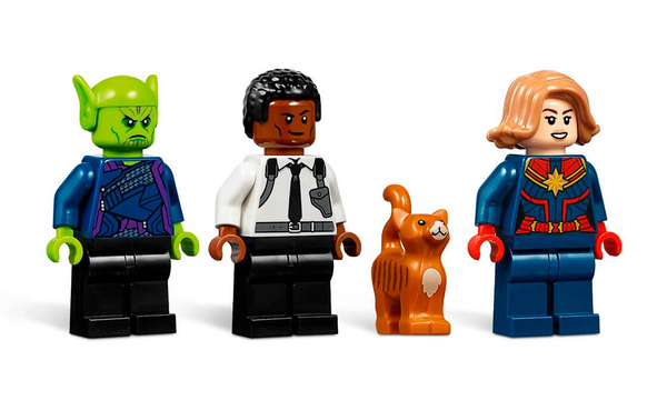  «Конструктор LEGO Super Heroes Marvel Капитан Марвел и нападение скруллов 307 деталей (76127)», бренда LEGO - фото №1