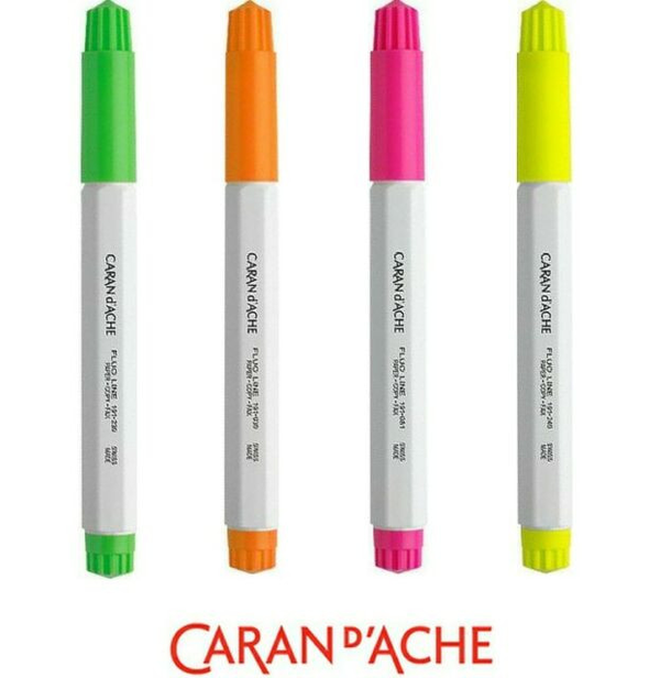 «Маркер Caran d'Ache Highlighter Fluo Зеленый (191.230)», бренда Caran d'Ache - фото №1