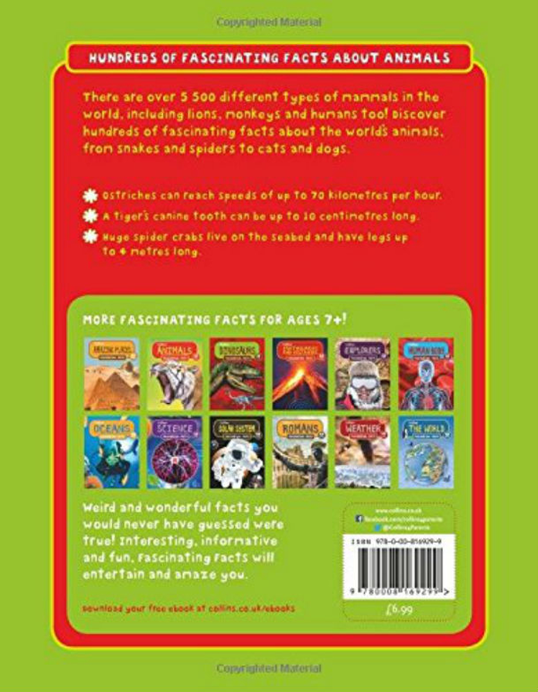 Паперова книга «Fascinating Facts: Animals» - фото №1