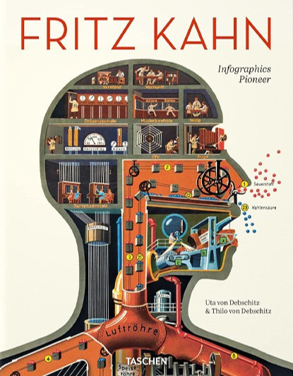 Бумажная книга «Fritz Kahn. Infographics Pioneer», авторов Ута фон Дебшиц, Тило фон Дебшиц - фото №1