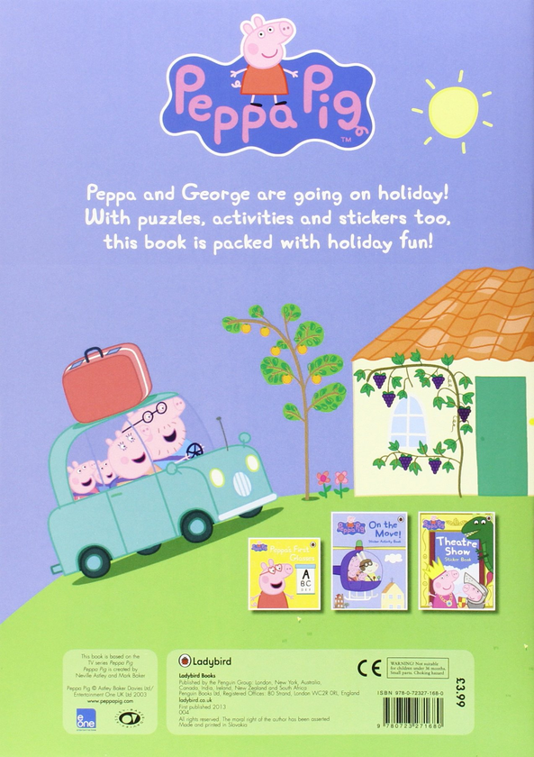 Паперова книга «Peppa Pig. Happy Holiday Sticker Activity Book» - фото №1