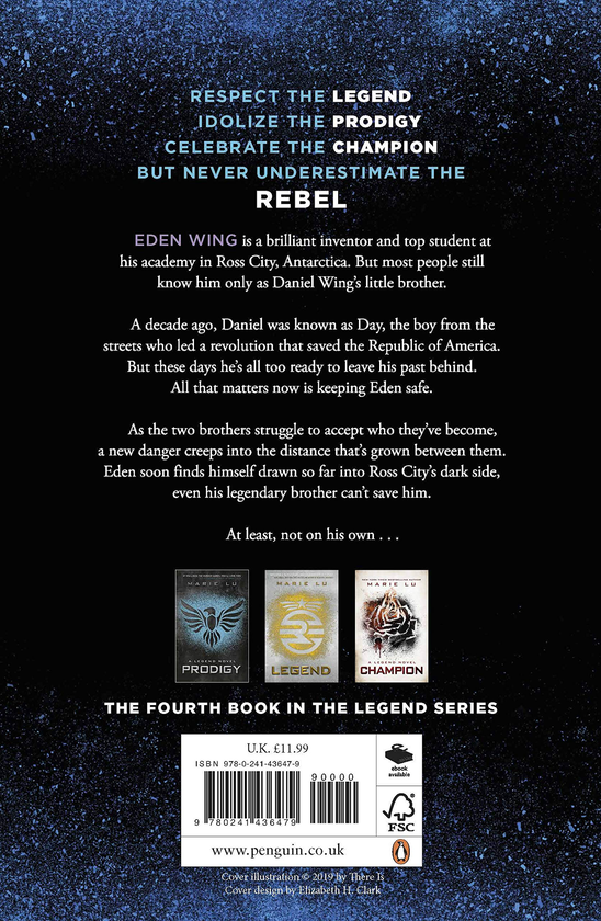 Паперова книга «Rebel. A Legend Novel», автор Марі Лу - фото №1