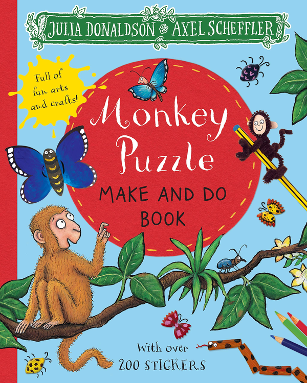 [object Object] «Monkey Puzzle Make and Do Book», автор Джулія Дональдсон - фото №1