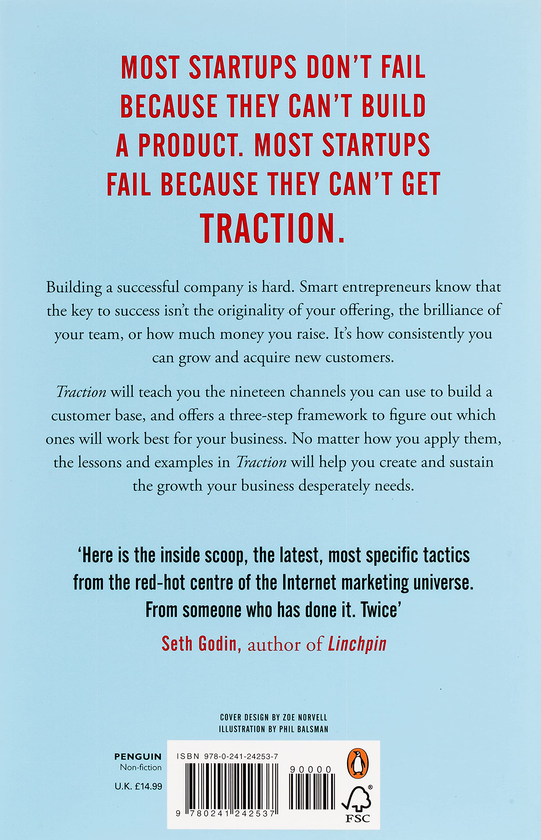 Бумажная книга «Traction. How Any Startup Can Achieve Explosive Customer Growth», авторов Габриэль Вайнберг, Джастин Марес - фото №1