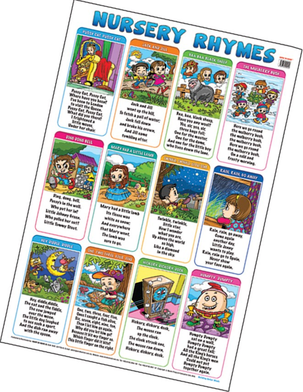 Бумажная книга «Education Charts. Nursery Rhymes» - фото №1