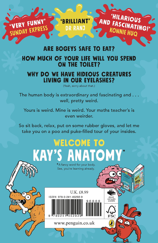 [object Object] «Kay’s Anatomy. A Complete (and Completely Disgusting) Guide to the Human Body», автор Адам Кей - фото №2 - миниатюра