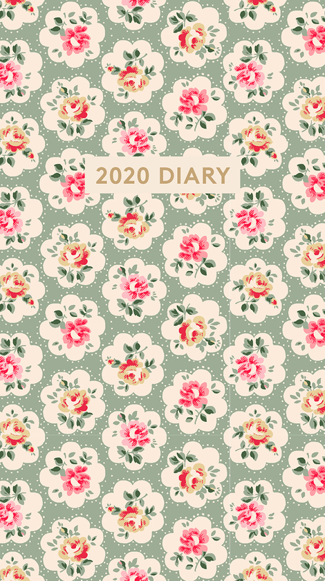 Бумажная книга «Cath Kidston Provence Rose Slimline 2020 Diary», автор Кэт Кидстон - фото №1