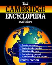 Паперова книга «The Cambridge Encyclopedia» - фото №1