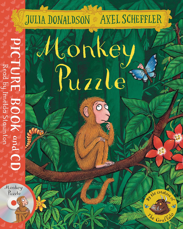 Паперова книга «Monkey Puzzle», автор Джулія Дональдсон - фото №1