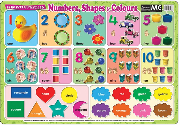 [object Object] «Fun With Puzzles. Numbers, Shapes & Colours» - фото №1
