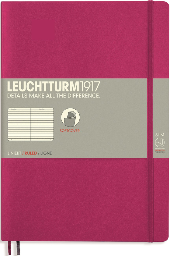  «Записная книжка Leuchtturm1917 ягодная (355282)», бренда Leuchtturm1917 - фото №1