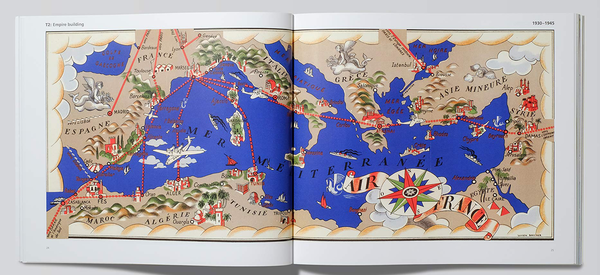 Бумажная книга «Airline Maps. A Century of Art and Design», авторов Марк Овенден, Максвелл Робертс - фото №1