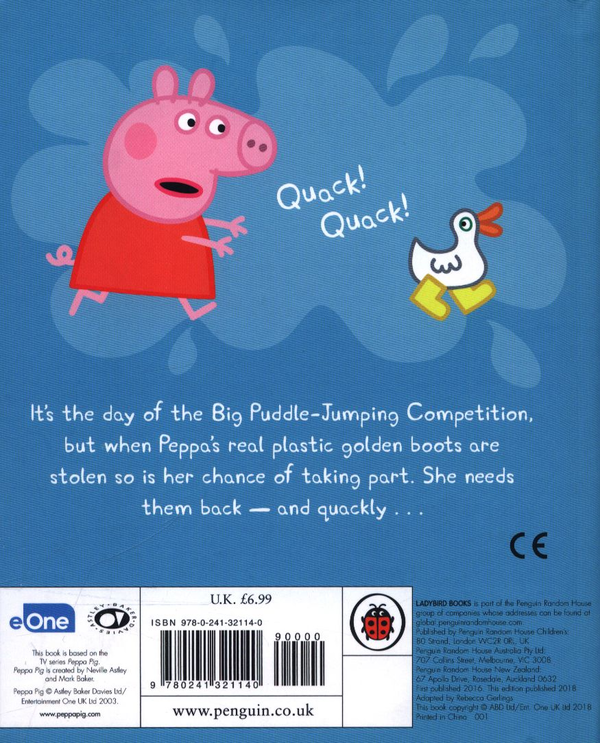 Бумажная книга «Peppa and her Golden Boots» - фото №1