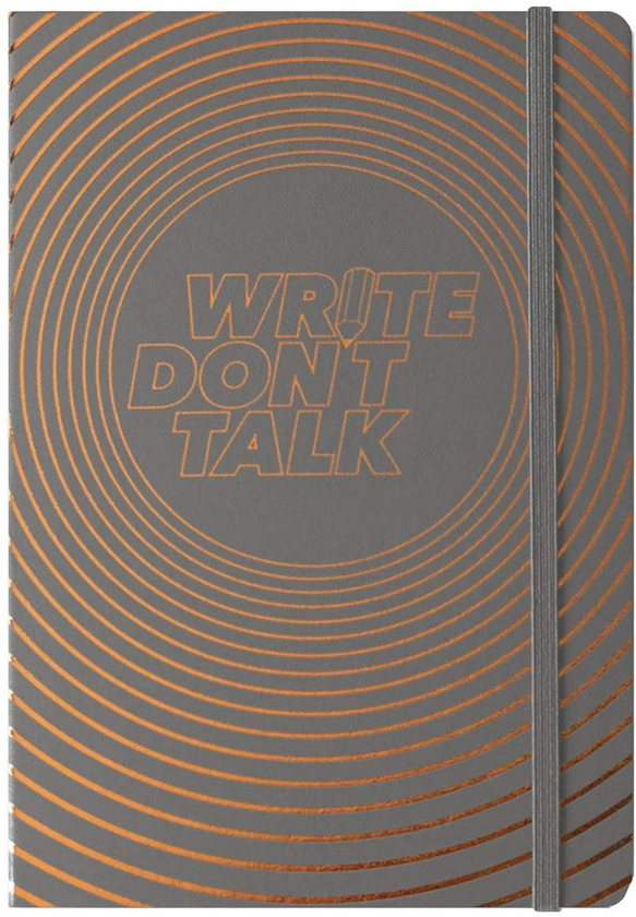 «Блокнот Leuchtturm1917 Write don't talk Антрацит Крапка (361751)», бренду Leuchtturm1917 - фото №1
