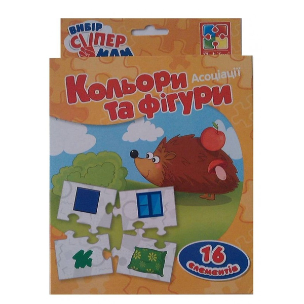  «Игра Vladi Toys Ассоциации Цвета и фигуры (VT1901-08)», бренда VladiToys - фото №1
