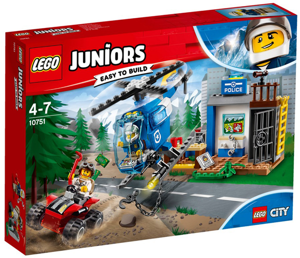  «Конструктор LEGO Juniors Преследование горной полиции 115 деталей (10751)», бренда LEGO - фото №1