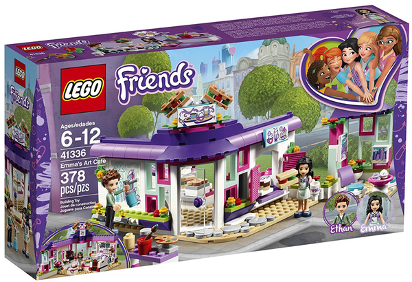  «Конструктор LEGO Friends Арт-кафе Емми 378 деталей (41336)», бренду LEGO - фото №1