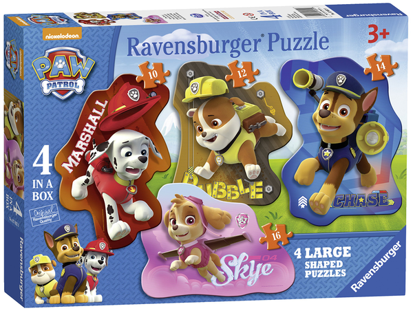 «Пазл 4 в 1 Ravensburger Щенячий патруль (7032)», бренда Ravensburger - фото №1