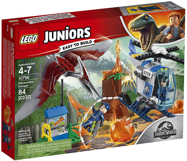  «Конструктор LEGO Juniors Побег птеранодона 84 детали (10756)», бренда LEGO - фото №1