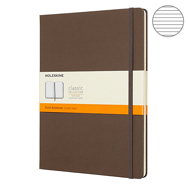  «Блокнот Moleskine Classic большой линия коричневый (QP090P14)», бренда Moleskine - фото №1