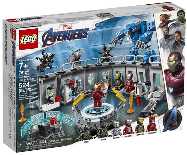  «Конструктор LEGO Super Heroes Marvel Лабораторія Залізної Людини 524 деталі (76125)», бренду LEGO - фото №1