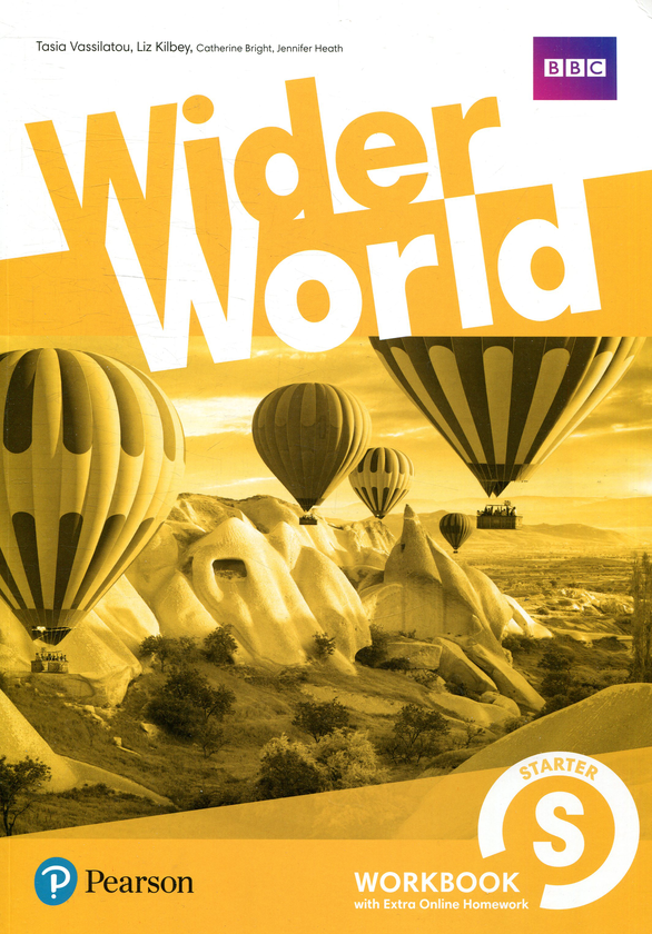 [object Object] «Wider World Starter Workbook with Online Homework», авторів Ліз Кілбі, Кетрін Брайт, Сенді Зервас, Тася Васілату - фото №1