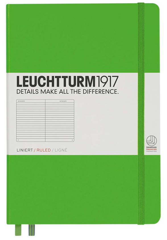«Блокнот Leuchtturm1917 Линейка Свежий зеленый (357488)», бренда Leuchtturm1917 - фото №1