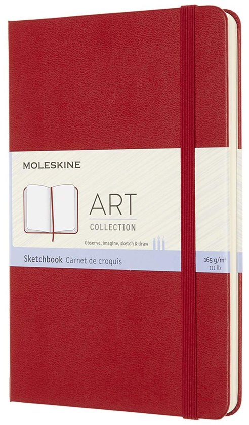  «Блокнот для набросков Moleskine Art Красный (ARTQP054F2)», бренда Moleskine - фото №1