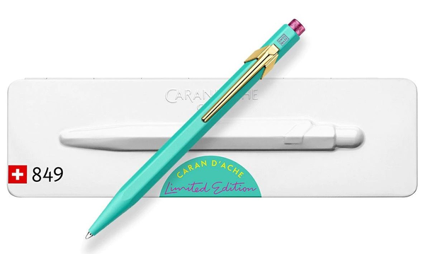  «Ручка Caran d'Ache 849 Claim Your Style Бірюзова (849.544)», бренду Caran d'Ache - фото №1