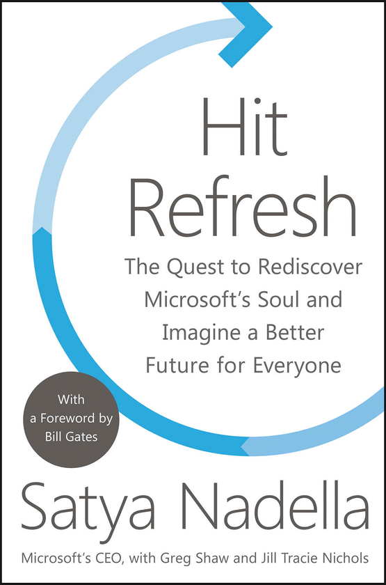 Паперова книга «Hit Refresh. A Memoir by Microsoft's CEO», автор Сатья Наделла - фото №1