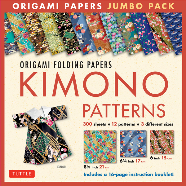 Бумажная книга «Origami Paper Jumbo Pack: Kimono Patterns» - фото №1