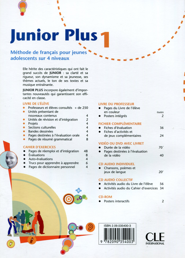 Бумажная книга «Junior Plus 1 - Livre de l'élève», авторов Мишель Буцбах, Инмакулада Сарасибар, Кармен Мартин, Долорес Пастор - фото №1