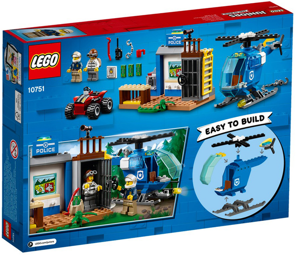  «Конструктор LEGO Juniors Преследование горной полиции 115 деталей (10751)», бренда LEGO - фото №1